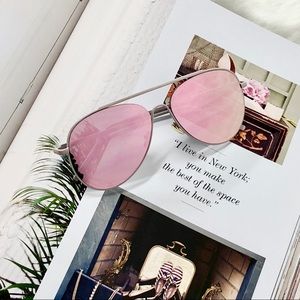 KEYS - Perfect Pink Oversize Aviator Sunnies